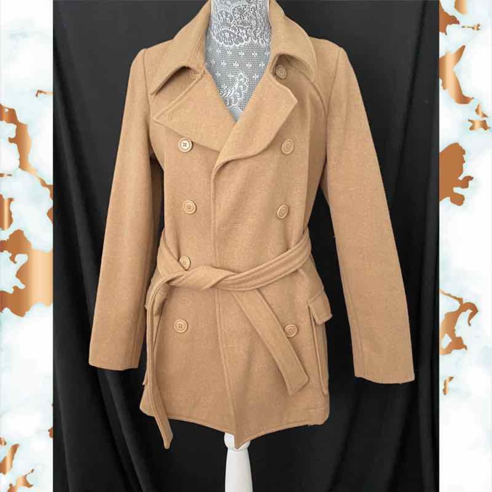 Camel Wool Peacoat